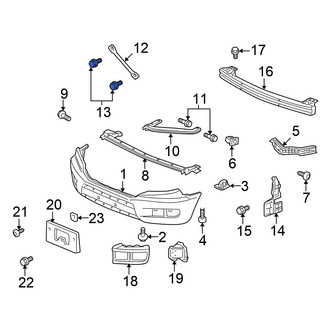 Honda OE - Front Bumper Cover Bolt