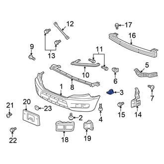 Honda OE - Rear Upper Bumper Cover Grommet
