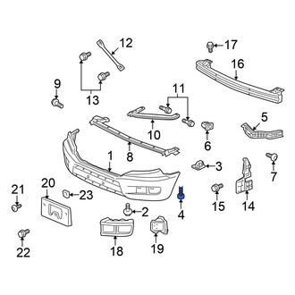 Honda OE - Front Bumper Cover Screw