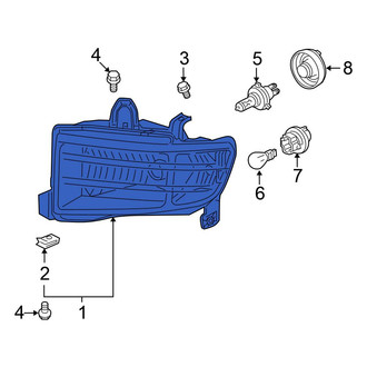 Honda OE - Front Right Headlight
