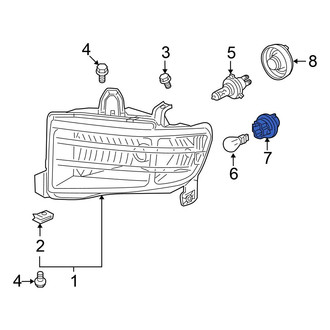 Honda OE - Front Turn Signal Light Socket