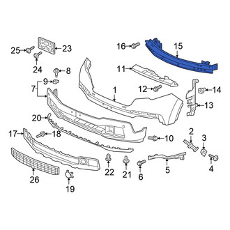 Honda OE - Front Bumper Impact Bar