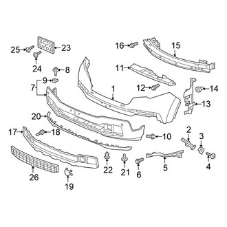 Honda OE - Front Bumper & Grille - Bumper & Components