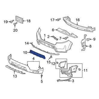 Honda OE - Front Lower Grille