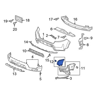 Honda OE - Front Right Brake Air Duct