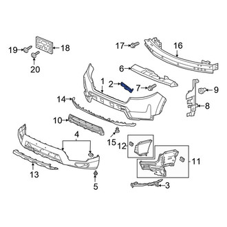 Honda OE - Right Bumper Cover Screw