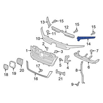 Honda OE - Left Grille Molding Bracket
