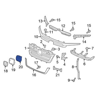 Honda OE - Grille Molding Bracket