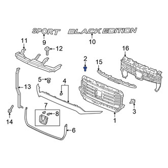 Honda OE - Grille Retainer