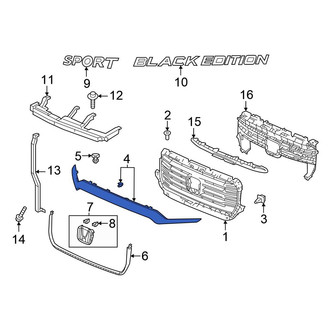 Honda OE - Front Grille Molding