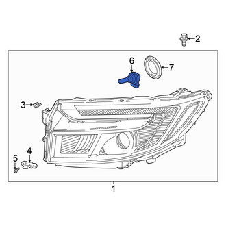 Honda OE - Front Daytime Running Light Bulb