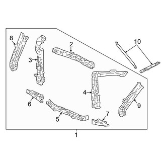 Honda OE - Radiator Support