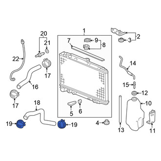 Honda OE - Radiator Hose Clamp