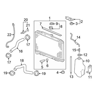Honda OE - Cooling - Radiator & Components