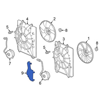 Honda OE - Engine Cooling Fan Motor Cover