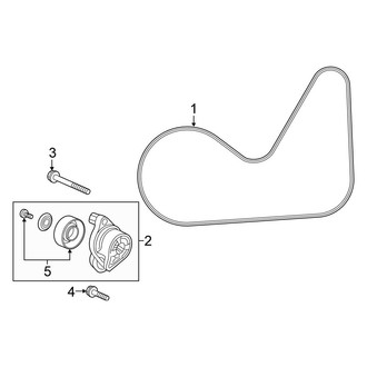 Honda OE - Cooling - Belts & Pulleys