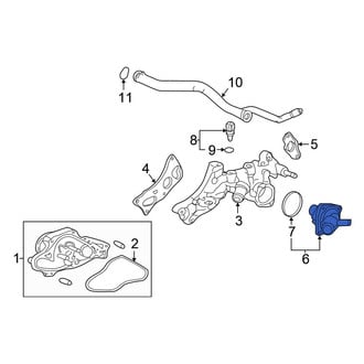 Honda OE - Engine Coolant Thermostat Kit