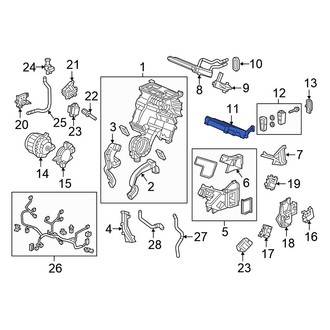 Honda OE - A/C Evaporator Core