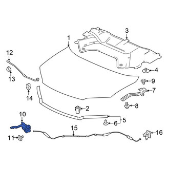 Honda OE - Front Hood Latch