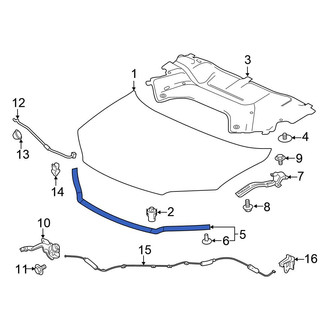 Honda OE - Front Hood Seal