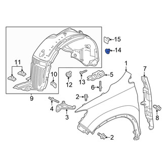 Honda OE - Fender Liner Nut