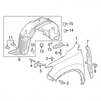 2022 Honda Ridgeline Front & Rear Fenders | Patch Panels, Extensions ...