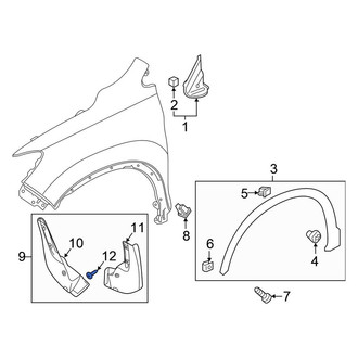 Honda OE - Mud Flap Screw
