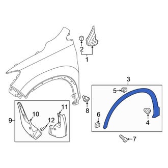 Honda OE - Rear Left Wheel Arch Molding