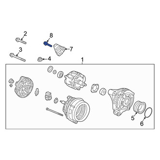 Honda OE - Alternator Bracket Bolt
