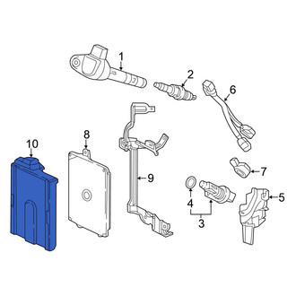 Honda OE - Lower Engine Control Module (ECM) Cover