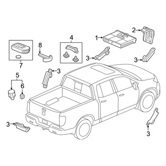 Honda OE - Electrical - Keyless Entry Components