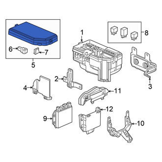 Honda OE - Right Fuse and Relay Center Cover