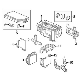 Honda OE - Electrical - Fuse & Relay (Engine Compartment, Passenger Side)