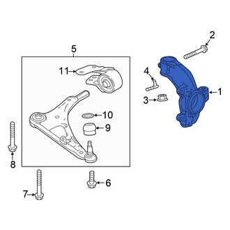 Honda OE - Left Steering Knuckle