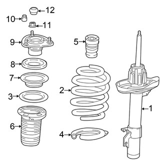 Honda OE - Front Suspension - Struts & Components