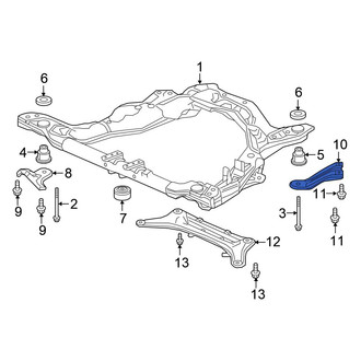 Honda OE - Rear Left Suspension Subframe Reinforcement Bracket
