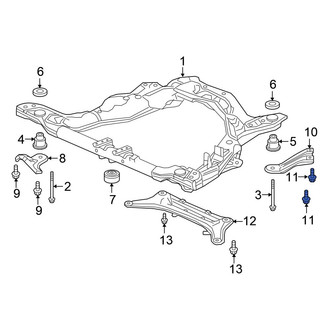 Honda OE - Suspension Crossmember Bolt