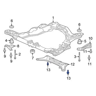 Honda OE - Suspension Crossmember Bolt
