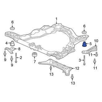 Honda OE - Rear Suspension Crossmember Insulator