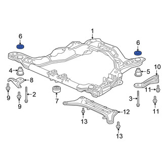 Honda OE - Upper Suspension Crossmember Insulator