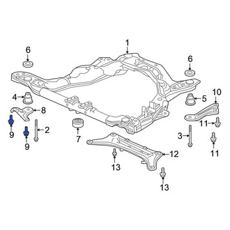 Honda OE - Suspension Crossmember Bolt
