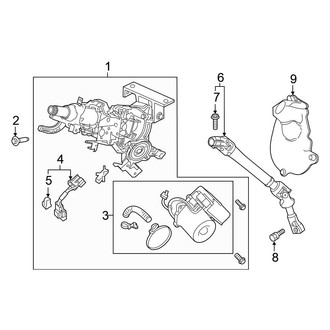 Honda OE - Steering Column Assembly