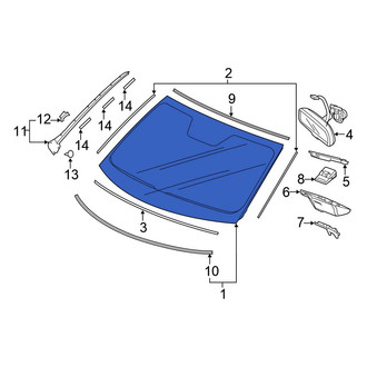 Honda OE - Front Windshield