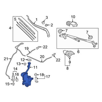 Honda OE - Washer Fluid Reservoir