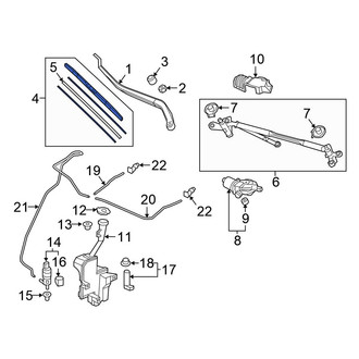 Honda OE - Front Right Wiper Blade
