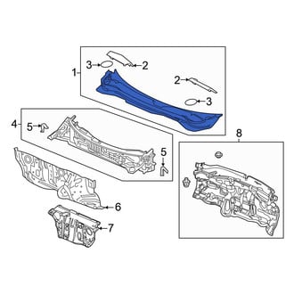 Honda OE - Cowl Cover