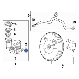 Honda OE - Power Brake Booster Seal
