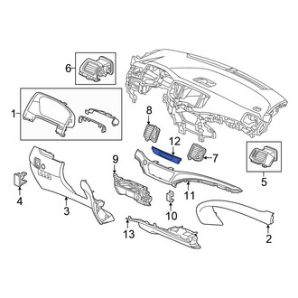 Honda OE - Lower Instrument Panel Molding