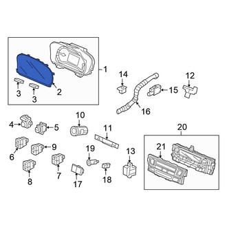 Honda OE - Instrument Panel Lens