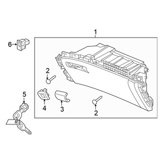 Honda OE - Instrument Panel - Glove Box